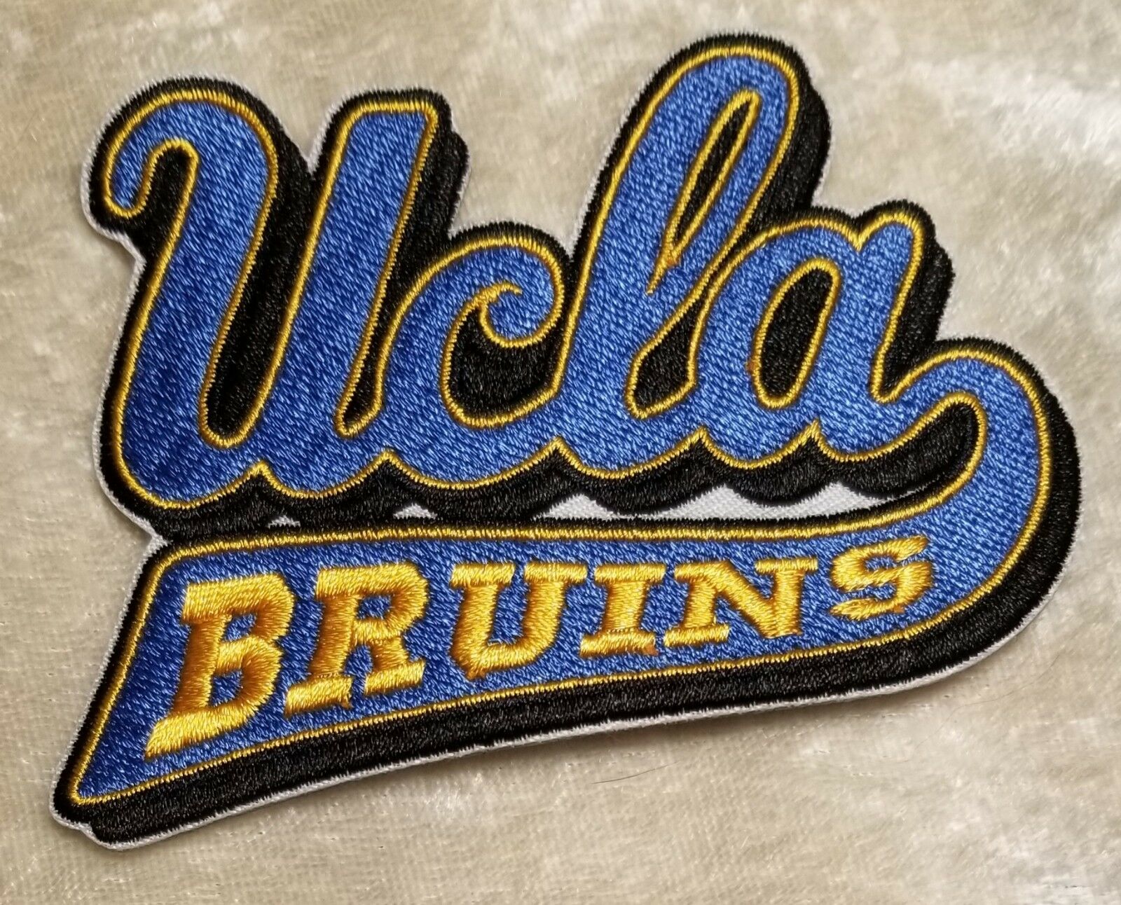 Ucla Bruins 3.5" Iron Or Sew On Embroidered Patch ~free Ship`!!