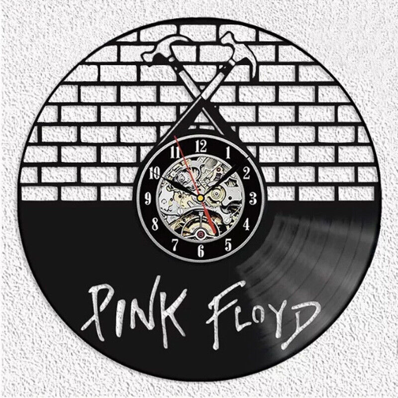 Pink Floyd - Wall Clock V - Size 30 Cm In Diameter Openwork Vinyl - Argentina