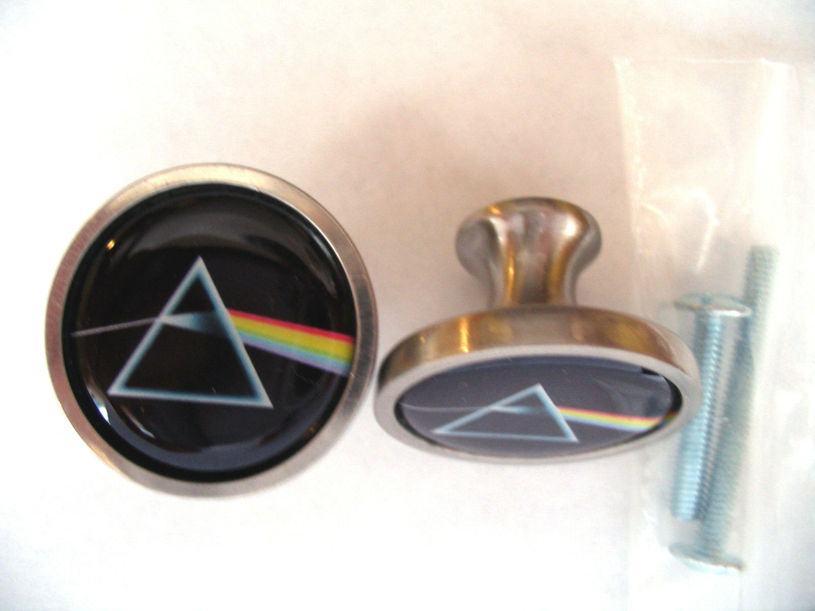 Pink Floyd Cabinet Knobs, Pink Floyd Dark Side Off The Moon Logo Cabinet Knobs