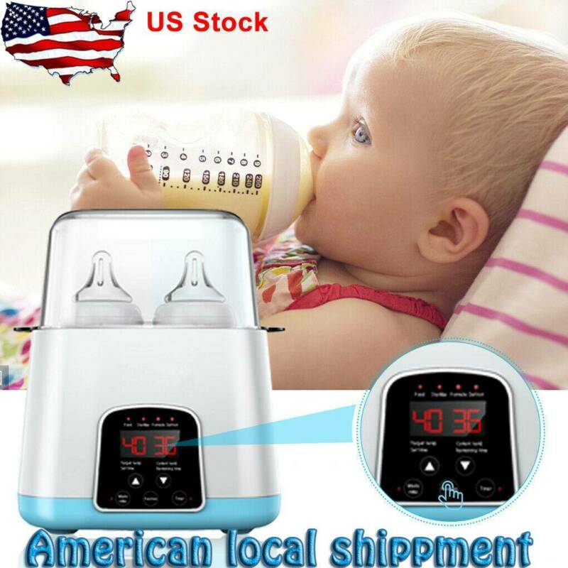 5in1 Baby Bottle Warmer Remote Control Steam Sterilizer Food Breastmilk Heater
