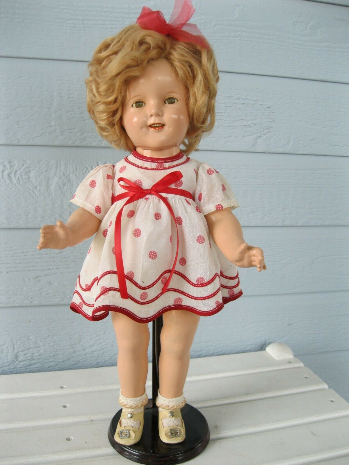 18" All Composition Shirley Temple Doll
